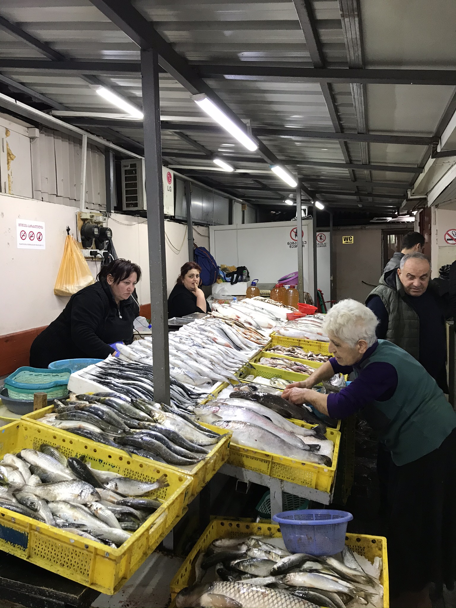 Seafood Market in Batumi, Georgia