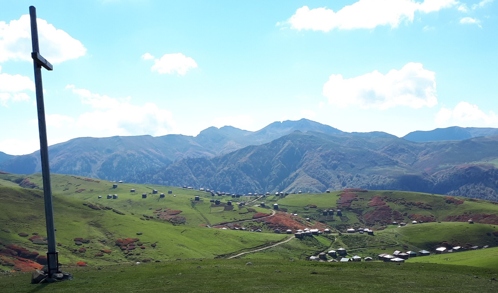 Gomismta and the Lesser Caucasus mountains