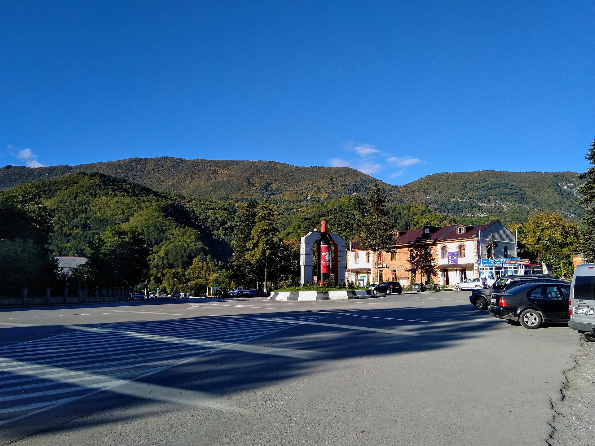 Ambrolauri, center of Khvanchkara wine