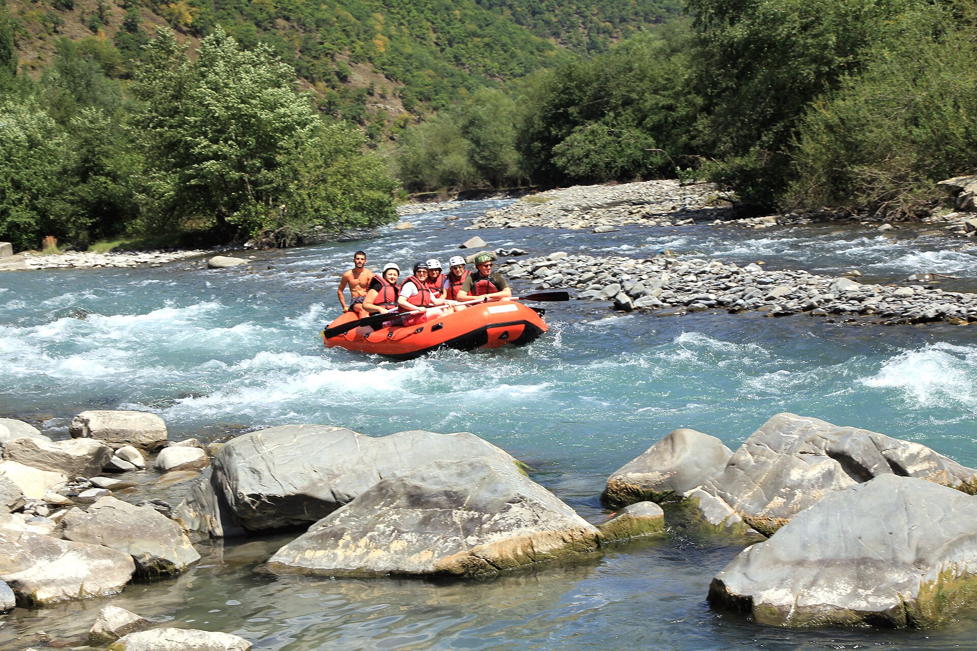 Aragvi confluence Gruzia 2019 2